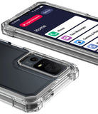 Clear Hybrid Case Cover (Anti-Shock) for Lively Jitterbug Smart 4 / TCL 40XL