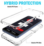 Hybrid Anti-Shock Cover for Lively Jitterbug Smart 5 Phone Case, Smart5 - Clear