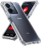 Hybrid Anti-Shock Cover for Lively Jitterbug Smart 5 Phone Case, Smart5 - Clear