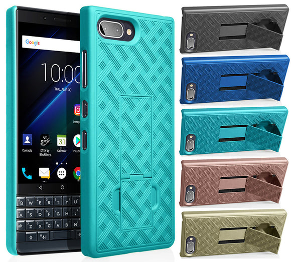 Slim Kick-Stand Case Hard Shell Cover for BlackBerry Key2 LE