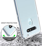 AquaFlex Transparent Anti-Shock Clear Case Slim Cover for LG K51, Reflect, Q51