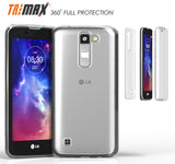 TRI-MAX CLEAR SCREEN GUARD TPU CASE SLIM COVER FOR LG TRIBUTE 5, TREASURE, LG K7