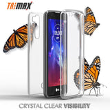 TRI-MAX CLEAR SCREEN GUARD TPU CASE SLIM COVER FOR LG TRIBUTE 5, TREASURE, LG K7