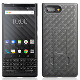 Black Slim Kickstand Case Hard Cover Stand for BlackBerry Key2, Key 2