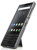 Black Slim Kickstand Case Hard Cover Stand for BlackBerry Key2, Key 2