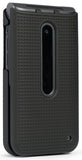 Grid Texture Case Slim Hard Shell Cover for LG Classic Flip Phone (L125DL)