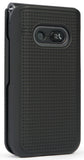 Grid Texture Case Slim Hard Shell Cover for LG Classic Flip Phone (L125DL)