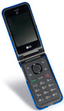 Grid Texture Case Slim Hard Shell Cover for LG Classic Flip Phone (L125DL)