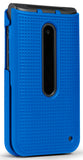 Grid Texture Case Slim Hard Shell Cover for LG Wine 2 LTE Flip Phone (LM-Y120)