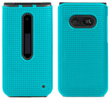 Grid Texture Case Slim Hard Shell Cover for LG Classic Flip Phone (L125DL)