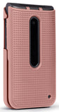 Grid Texture Case Slim Hard Shell Cover for LG Wine 2 LTE Flip Phone (LM-Y120)