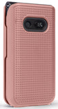 Grid Texture Case Slim Hard Shell Cover for LG Wine 2 LTE Flip Phone (LM-Y120)