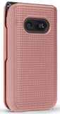 Grid Texture Case Slim Hard Shell Cover for LG Classic Flip Phone (L125DL)