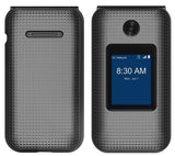 Textured Hard Shell Case Cover for Consumer Cellular Link II Flip Phone, Link 2