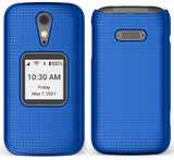 Grid Texture Case Slim Hard Shell Cover for Lively Jitterbug Flip 2 Phone, Flip2