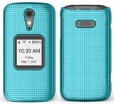 Grid Texture Case Slim Hard Shell Cover for Lively Jitterbug Flip 2 Phone, Flip2