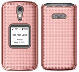 Grid Texture Case Slim Hard Shell Cover for Lively Jitterbug Flip 2 Phone, Flip2