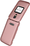 Grid Texture Case Slim Hard Shell Cover for Lively Jitterbug Flip 2 Phone, Flip2