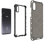 Honeycomb Hybrid Case Anti-Shock Cover for Lively Jitterbug Smart 3 Phone (2021)
