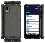 Honeycomb Hybrid Case Anti-Shock Cover for Lively Jitterbug Smart 3 Phone (2021)