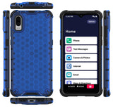 Honeycomb Hybrid Case Anti-Shock Cover for Lively Jitterbug Smart 3 Phone (2021)