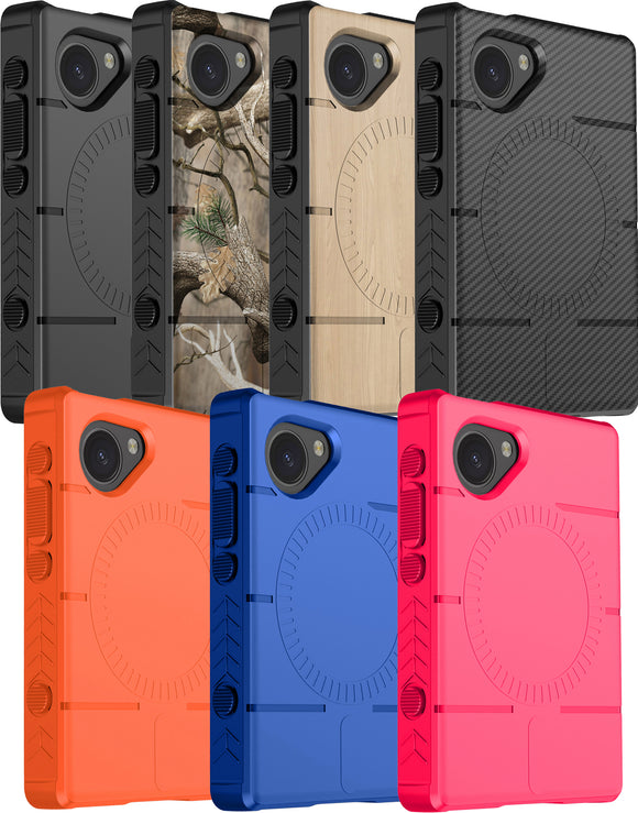 Nakedcellphone Flex Series for Light Phone III Case - Compatible with MagSafe - Bright Orange Nakedcellphone Flex Series for Light Phone III Case - Compatible with MagSafe - Bright Orange