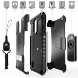 TRI-SHIELD RUGGED CASE STAND + BELT CLIP for LG Aristo 2 Plus, Tribute Dynasty