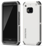 PUREGEAR WHITE DUALTEK CASE + TEMPERED GLASS SCREEN PROTECTOR FOR HTC ONE M9