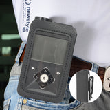 Black Leather Case with Belt Clip Screen Cover for Medtronic MiniMed 780G 770G