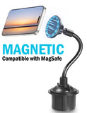 Triple Threat Car Cup Holder Phone Mount for iPhone - Compatible with MagSafe