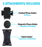 Triple Threat Car Cup Holder Phone Mount for iPhone - Compatible with MagSafe