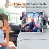 Car Seat Headrest Mount Holder Adjustable Universal for Tablet, iPad, Galaxy Tab