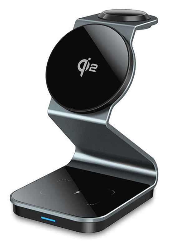 Desktop Mount Charger for Apple Watch, iPhone, Airpods (Compatible with Magsafe)