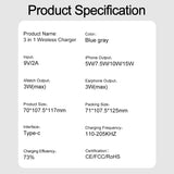 Desktop Mount Charger for Apple Watch, iPhone, Airpods (Compatible with Magsafe)