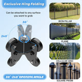 Magnetic Fence Post Mount for Gamechanger Cell Phone, Mevo Start, GoPro