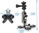 Magnetic Fence Post Mount for Gamechanger Cell Phone, Mevo Start, GoPro