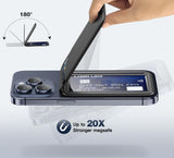 Leather Wallet RFID Card Holder Stand for iPhone (Compatible with Magsafe Case)