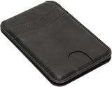 Leather Wallet RFID Credit Card ID Holder for iPhone Compatible w/ Magsafe Case