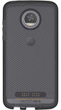 Tech21 Black Smoke EVO Check Anti-Shock Case TPU Cover for Motorola Moto Z2 Play