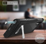 Tri-Shield Rugged Case Kickstand Cover + Belt Clip Strap for Galaxy Note 10 Plus