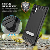 Rugged Tri-Shield Case + Belt Clip for Galaxy Note 10 Plus - Adorable Animals