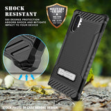 Rugged Tri-Shield Case + Belt Clip for Galaxy Note 10 Plus - Designer Series