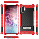 Rugged Tri-Shield Case Cover Kickstand Lanyard Strap for Galaxy Note 10 Plus