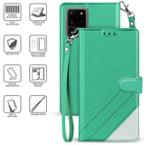 Wallet Case Credit Card Slot Cover Stand Wrist Strap for Galaxy Note 20 Ultra