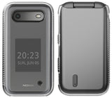 Transparent Clear Case Hard Shell Screen Cover for Nokia 2760 2780 Flip Phone