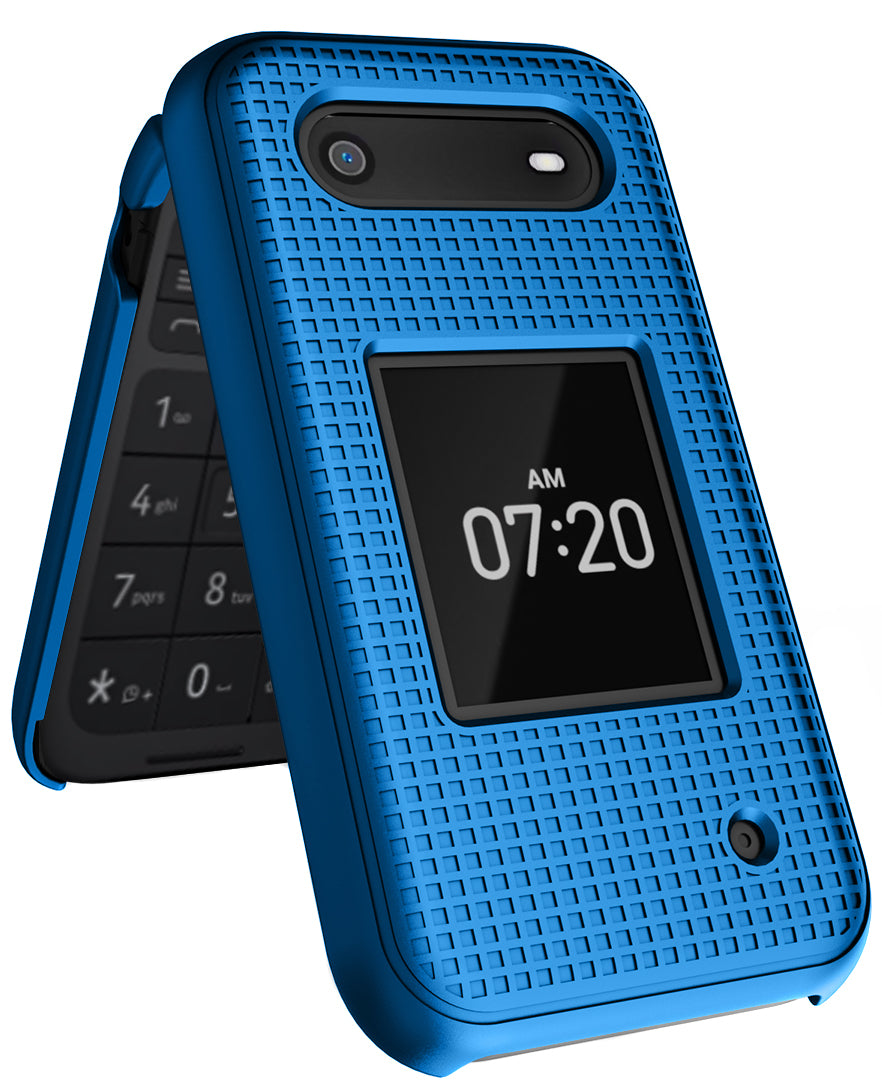 Grid Texture Hard Shell Case Cover for Nokia 2760 2780 Flip Phone (N13 –  Nakedcellphone