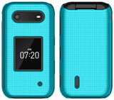 Grid Texture Hard Shell Case Cover for Nokia 2760 2780 Flip Phone (N139DL)