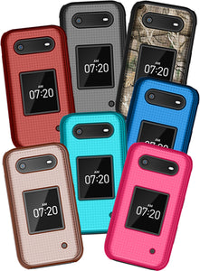Grid Texture Hard Shell Case Cover for Nokia 2760 2780 Flip Phone (N139DL) Camo Grid Texture Hard Shell Case Cover for Nokia 2760 2780 Flip Phone (N139DL) Camo