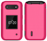 Grid Texture Hard Shell Case Cover for Nokia 2760 2780 Flip Phone (N139DL)