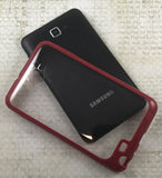 RED CLEAR AQUAFLEX TPU SKIN CASE COVER FOR SAMSUNG GALAXY NOTE 1st GEN